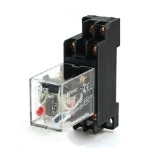 AC 220V/240V Coil DPDT 8 Terminal General Purpose Relay Socket Base