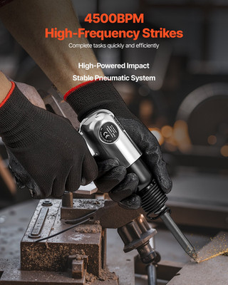 Air Hammer 4500 BPM 11 CFM Pneumatic Hammer Kit | High-Performance Air Hammer wi