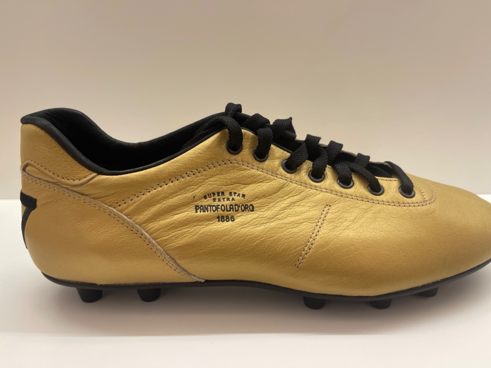 Rarissima Pantofola d’Oro Lazzarini Oro LTD Edt #107 200 Oro Nero Taglia EU 45