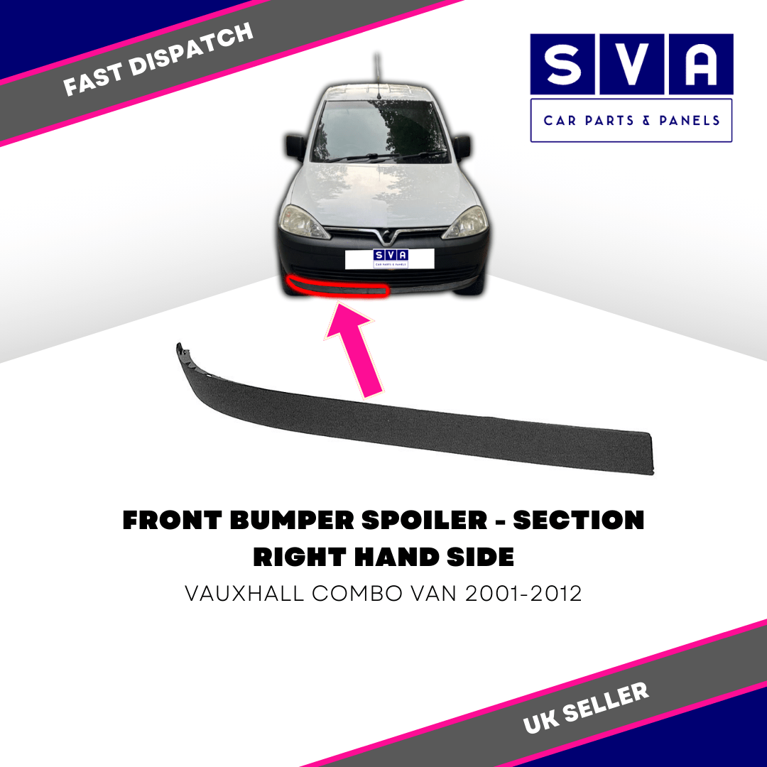 Vauxhall Combo 2001-2012 Front Bumper Spoiler Section Insurance Approved Right