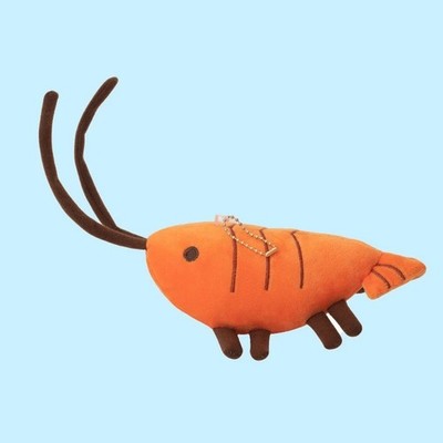 Shrimp 4 Inch Stuffed Animals Soft Toddler Plush Toys Kids Fluffy Dolls Gifts