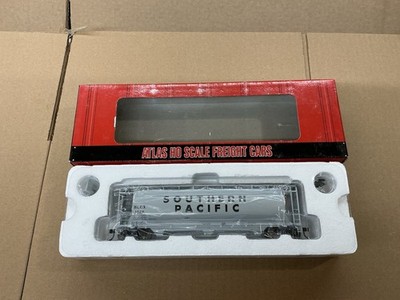 ATLAS HO SCALE GÜTERWAGEN WAGGON SCHÜTTGUTWAGEN 6 BAY ZYLINDRISCH SÜDPAZIFIK !