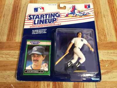 #ad 1989 Starting Lineup Don Mattingly New York Yankees SLU Figure Card Baseball Vtg $5.99