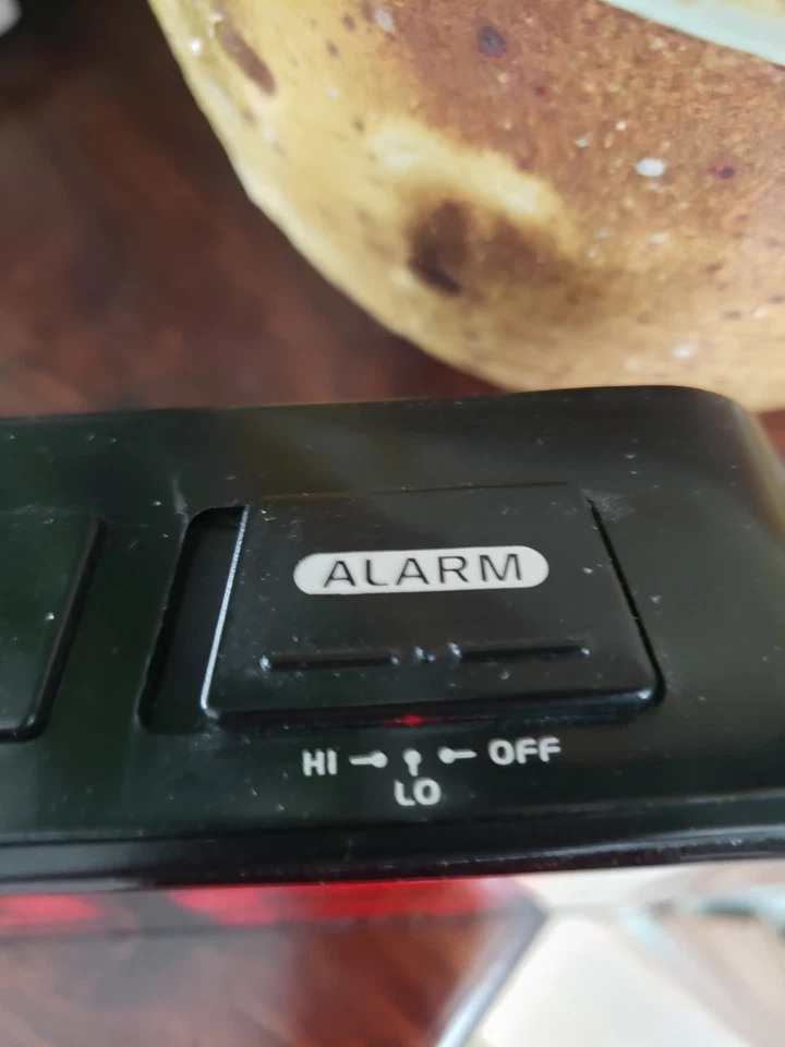 Equity Large# Digital Alarm Clock Red LED  Black Electric Snooze Tested Works!⏰  - Image 4 of 4