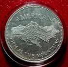 Americana Silver Mint Commercial Round 1 Troy oz .999 Silver in Capsule