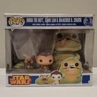 Funko Pop Star Wars Jabb Hutt Slave Leia & Selacious Crumb 3 Pack BOX WEAR