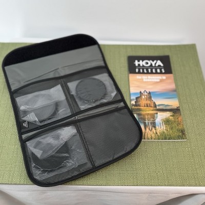 HOYA 67mm UV, CIR-PL Slim, ND8 Set Of 3 Camera Lens Filters