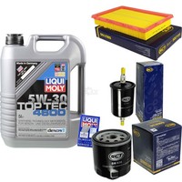 Inspektionskit Filter Liqui Moly ÖL 5L 5W-30 FüR Vw Polo 9N_ 1.4 16V 1.6 9A4