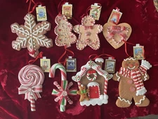 Kurt Adler Assorted Lot of 8 New Christmas Ornaments