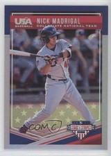 2018 USA Baseball Stars & Stripes Longevity Platinum 2/10 Nick Madrigal #15 1v3