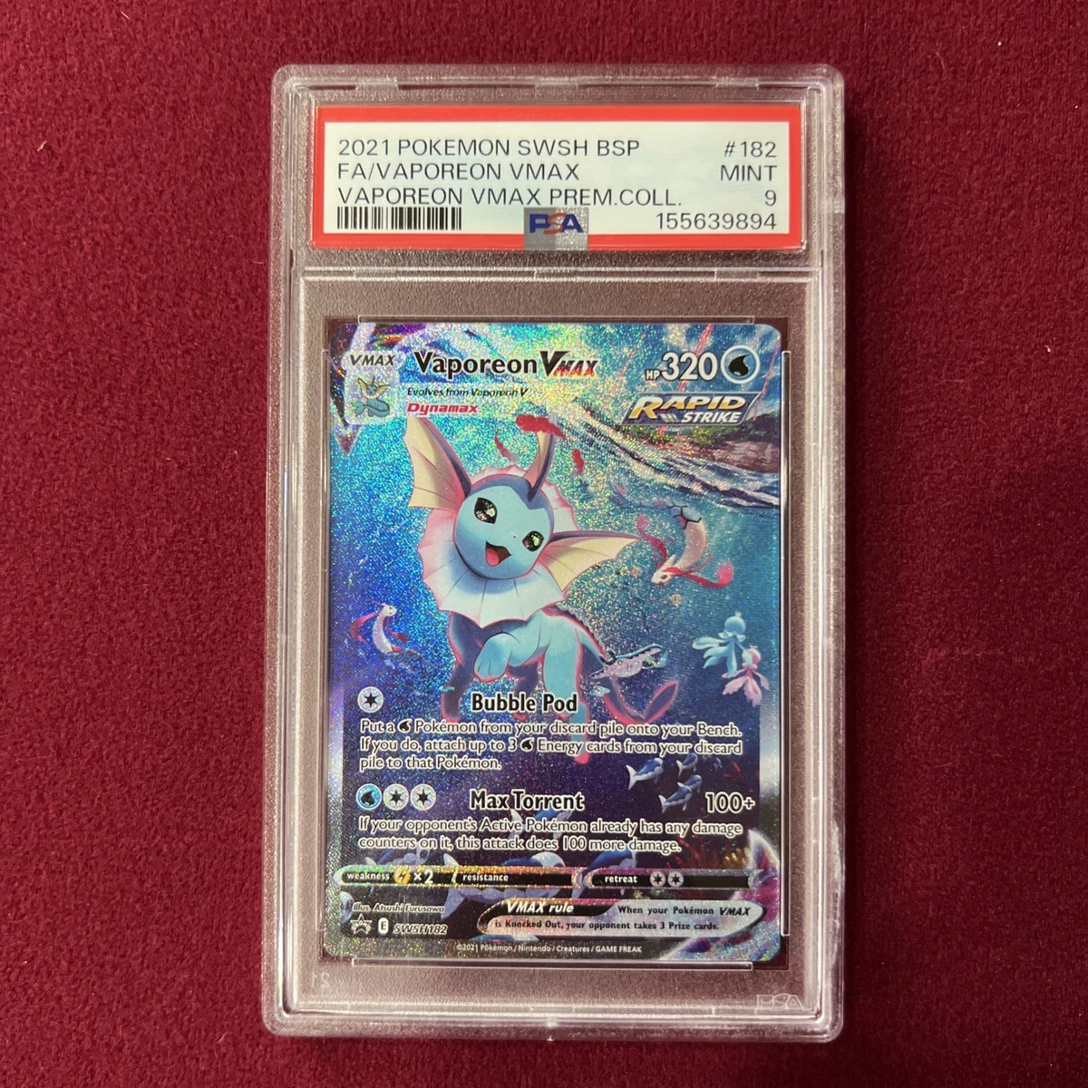 Vaporeon VMAX Pokémon TCG Cards for sale | eBay