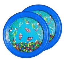 Ocean Drums Wave Bead Drums Sea Sound Drums Musical Instruments for Kid 2 Pcs