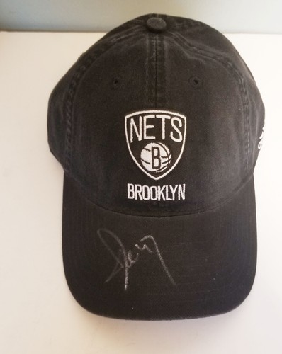 Gorra de béisbol negra firmada autografiada Andrei Kirilenko #47 NBA Brooklyn Nets - Imagen 1 de 6