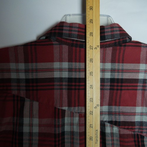 Volcom Hemd Herren Gr. S weinrot kariert Button Down Classic Fit Preppy Core - Bild 10 von 12