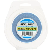 Walker Tape 1/2"x 12 yards Lace Front Support Tape Wig (Blue Liner) Double Side!
