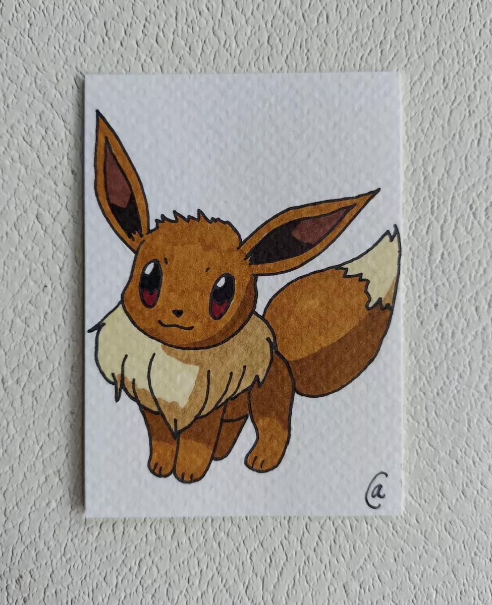 Cute Eevee Pokemon Paint By Numbers - Paint By Numbers