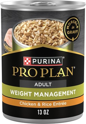 Purina Pro Plan Weight Management Wet Dog Food Chicken 13 Ounce (Pack of 12) 