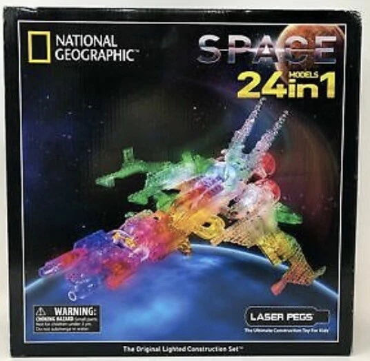 National Geographic Space Cosmos Laser Pegs 24 in 1