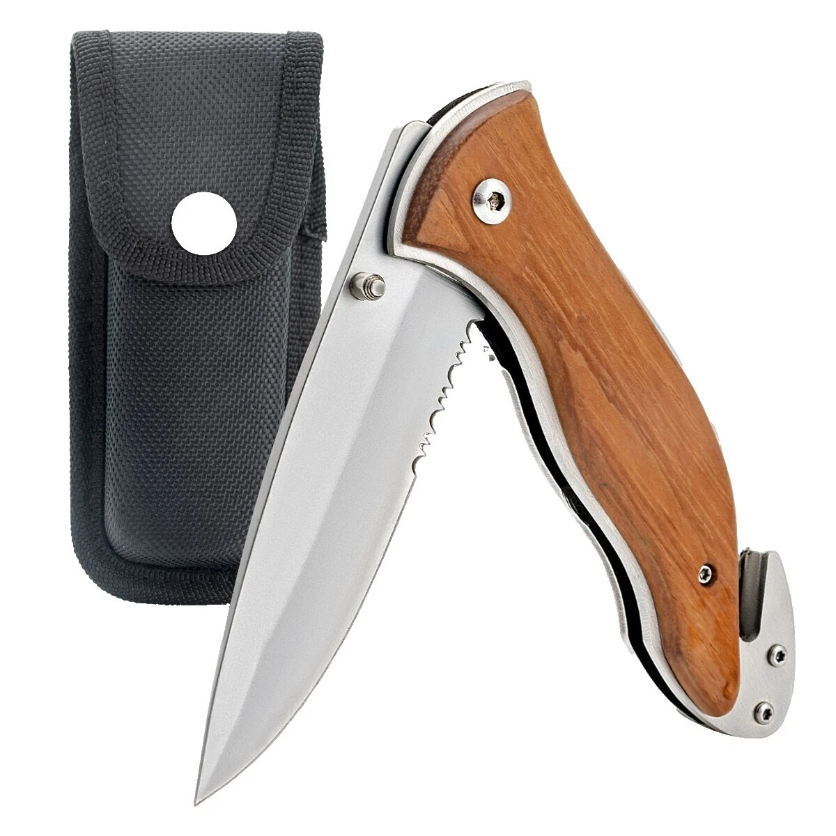 Wood Handle Multi-tool Collectible Modern Folding Knives 1 Blades
