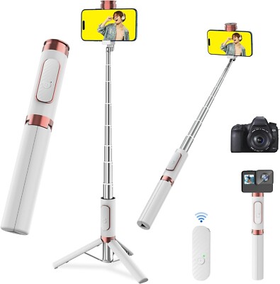 Selfie Stick Tripod Remote Desktop Stand Cell Phone Holder For iPhone Samsung US
