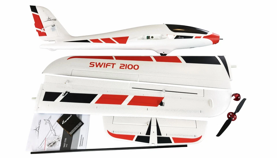 Amewi RC Segler - Flugzeug AMXPlanes Swift 2100 Motorsegler EPO PNP - Bild 2 von 4