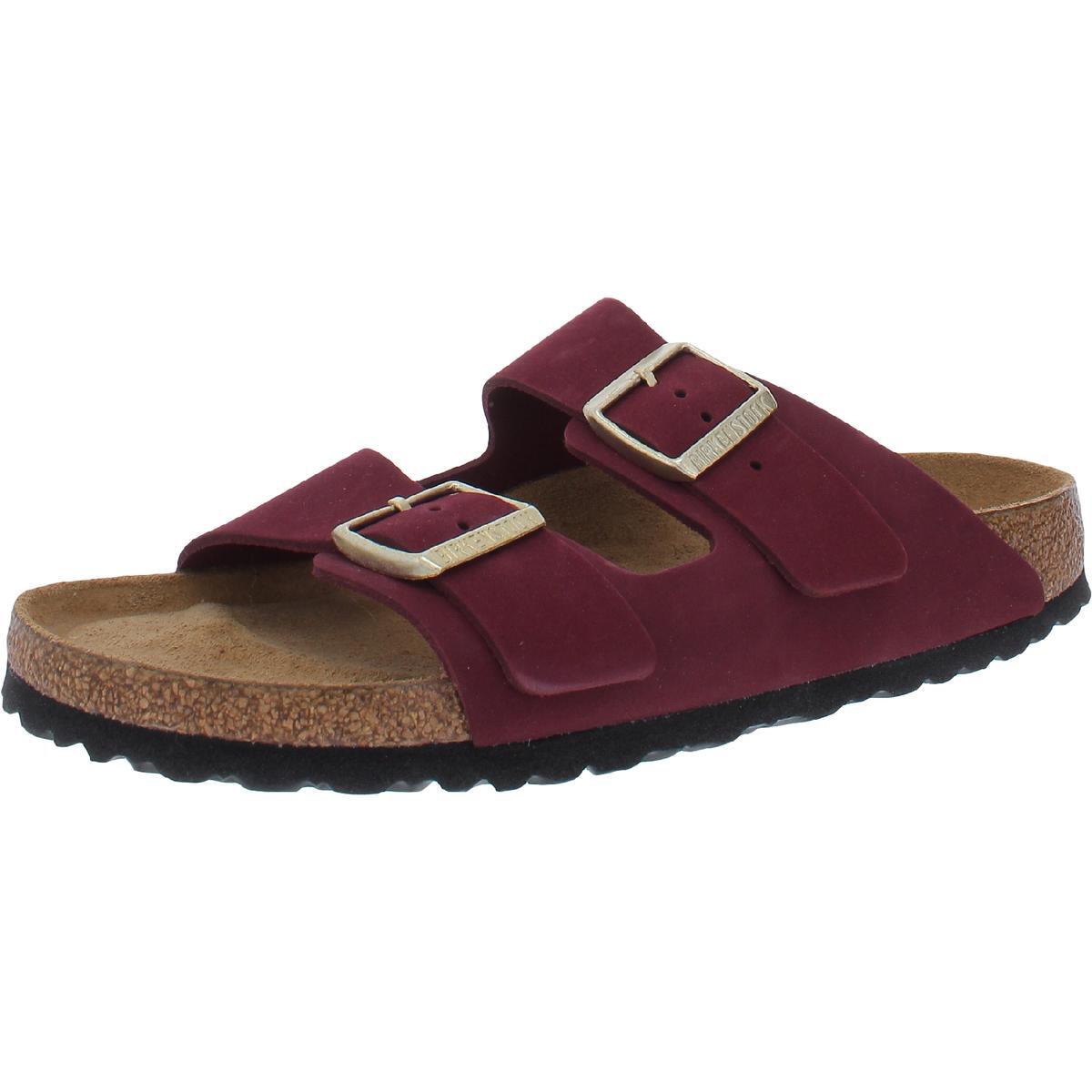 Женские босоножки Birkenstock с красной нубуковой стелькой и пробковой стелькой для ног 35 BHFO 5590