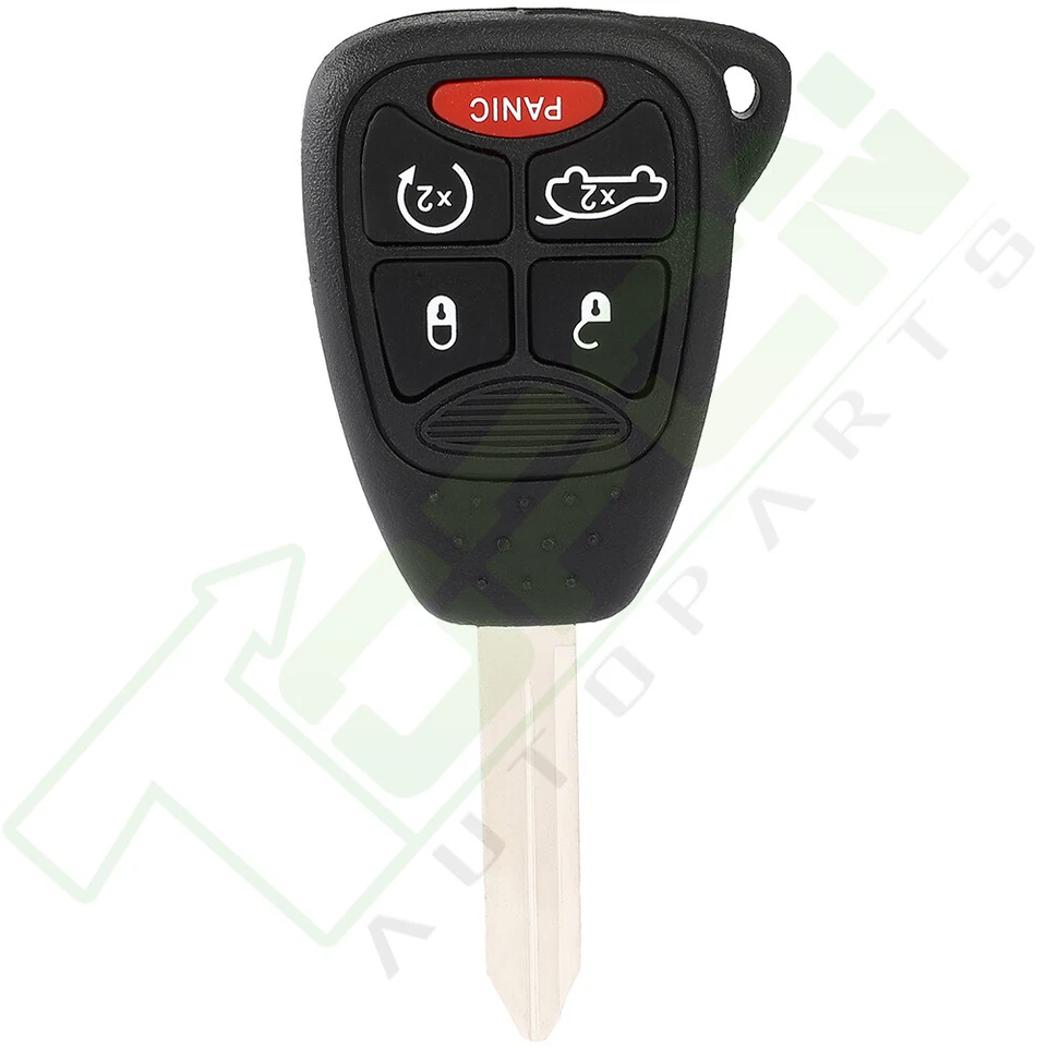 2 para Dodge Durango 2006 2007 2008 2009 entrada sin llave mando a distancia coche llavero Foto 2 de 4