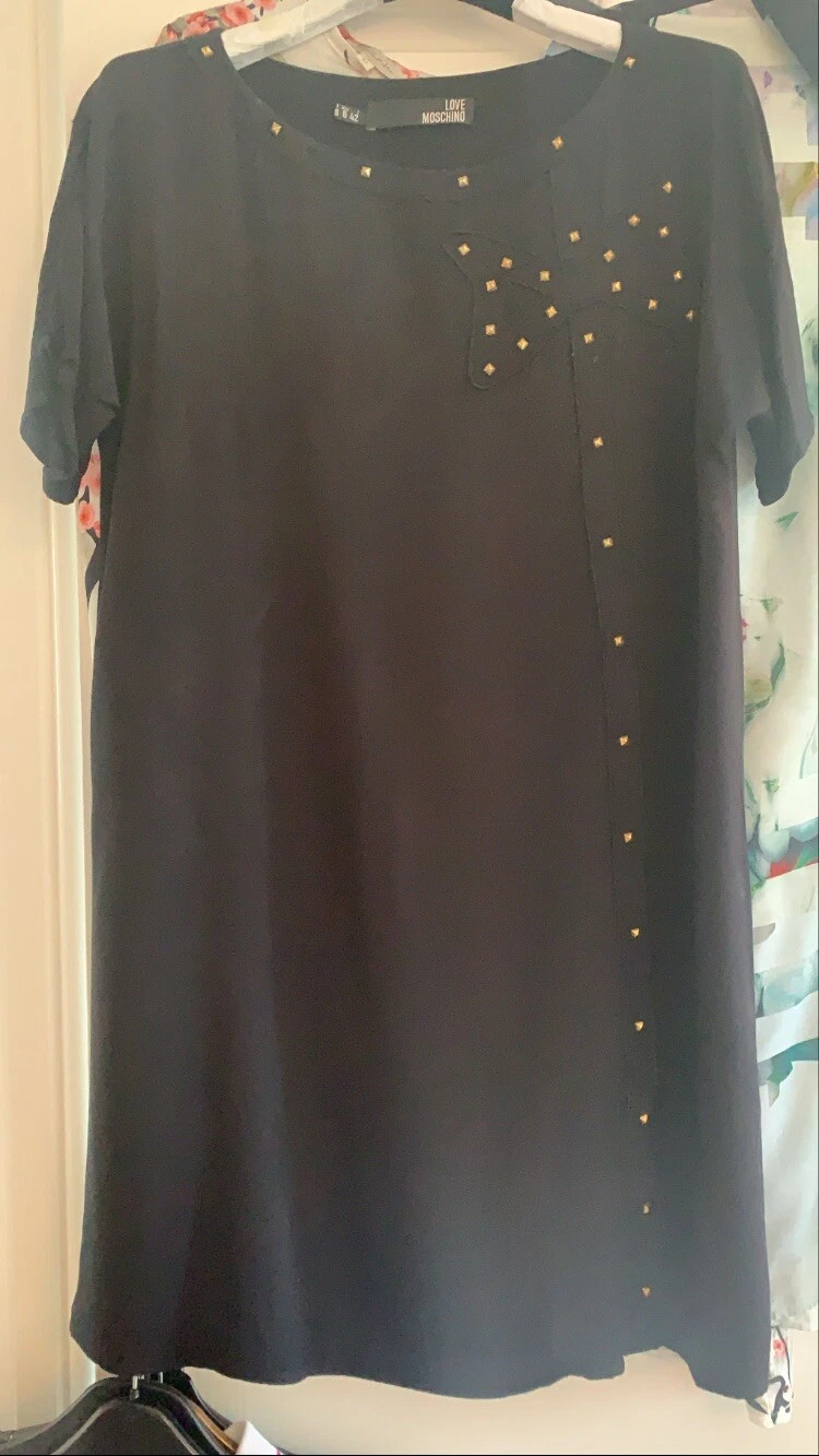 Abito fiocco nero Moschino taglia 10