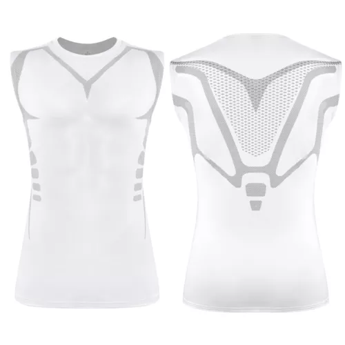Mens Gym Muscle Singlets Workout Tank Top Bodybuilding Sleeveless Tee - Picture 30 of 30