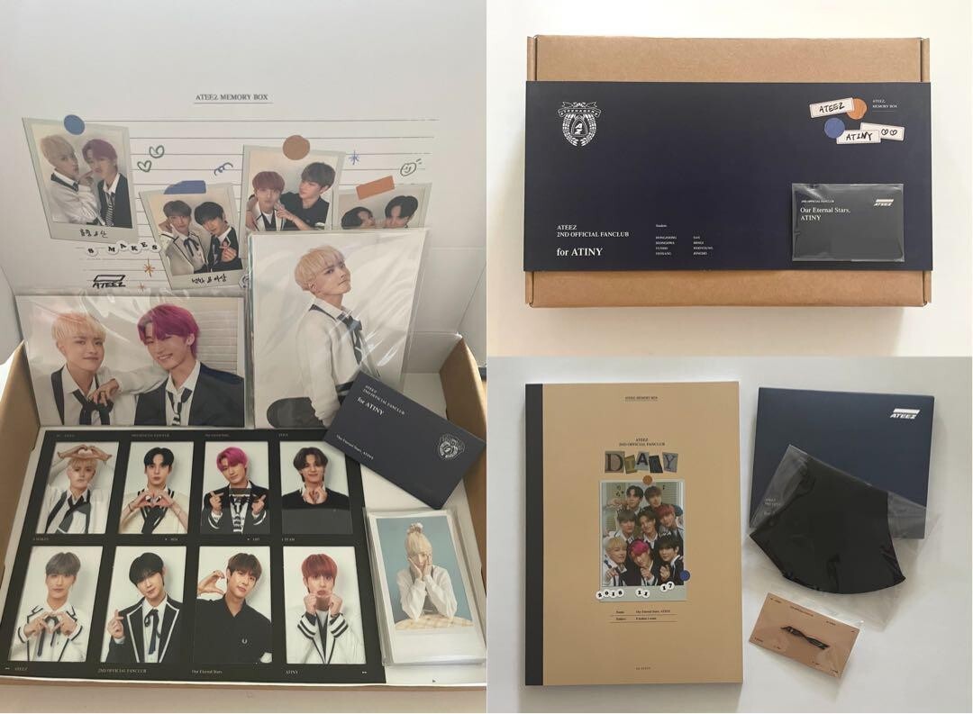 ATEEZ 2nd Term Korea Fan Club Kit for ATINY Official Goods KPOP Kq