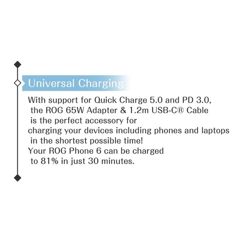 【2024Version】Original ASUS Official ROG 65W Adapter & 1.2M Type-C Cable【AC65-01】 - Picture 13 of 16