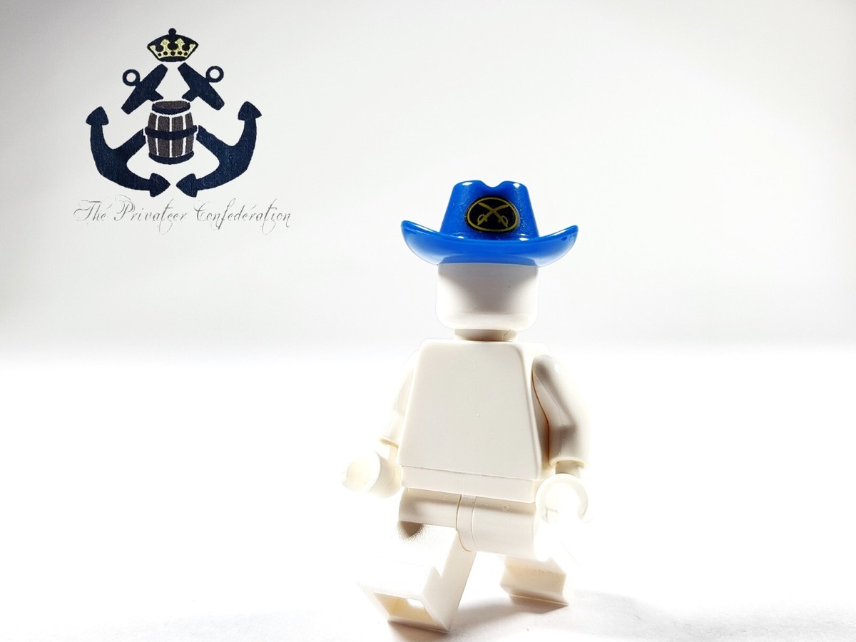 LEGO 1990s Wild Western Minifigure Blue Cavalry General Hat For