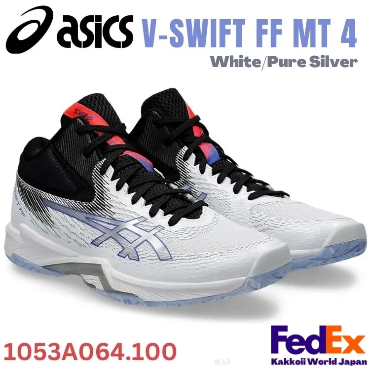 Asics V-Swift FF 4 White Pure Silver for sale | eBay