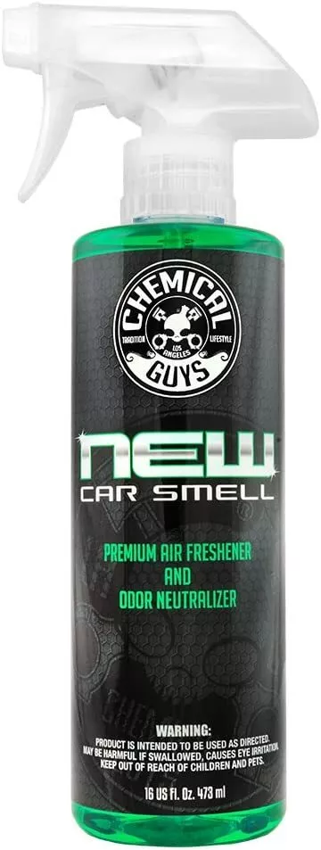 Chemical Guys New Car Smell Premium Air Freshener and Odor Eliminator - 16  oz.