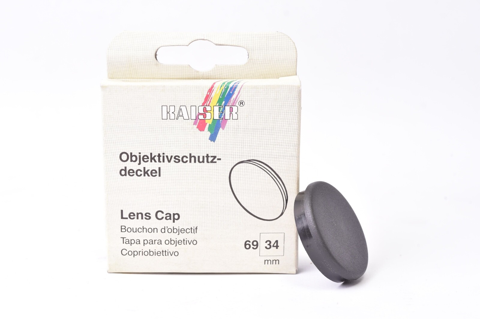 Kaiser Lens Cap 34mm Diameter. New With Original Box eBay