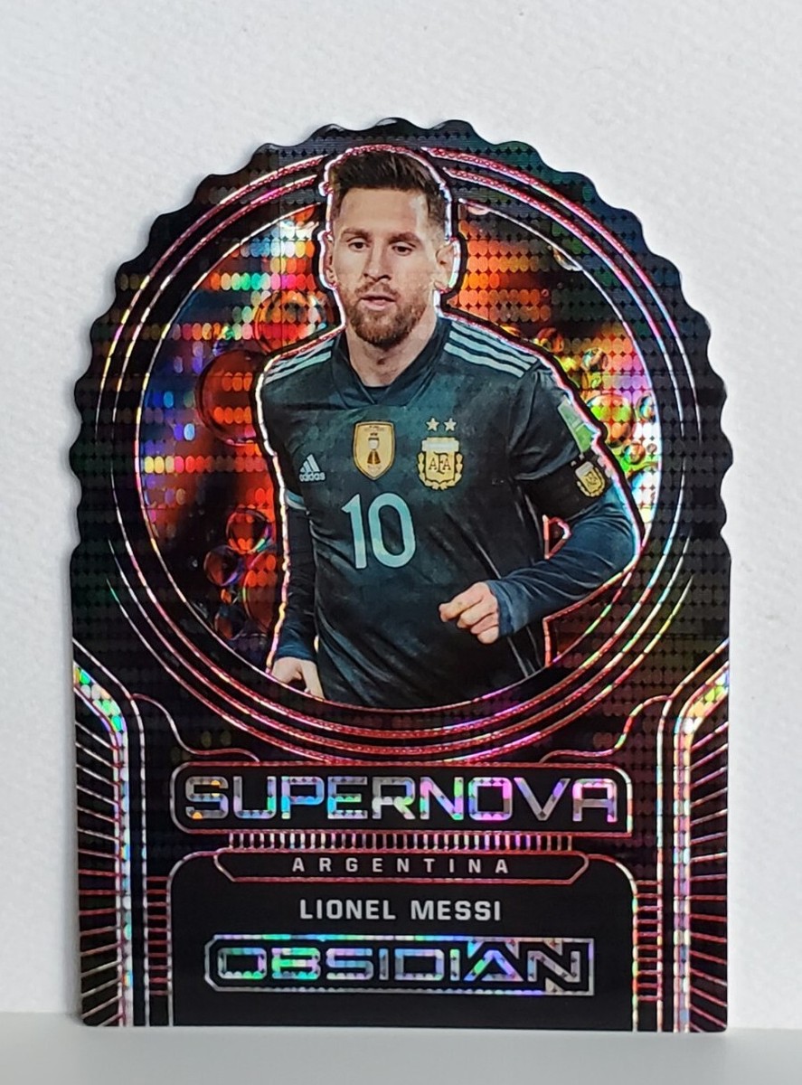 OBSIDIAN LIONEL MESSI ユニフォームカード 期間限定値下げ 最終価格 75枚限定 メッシ PANINI obsidian
