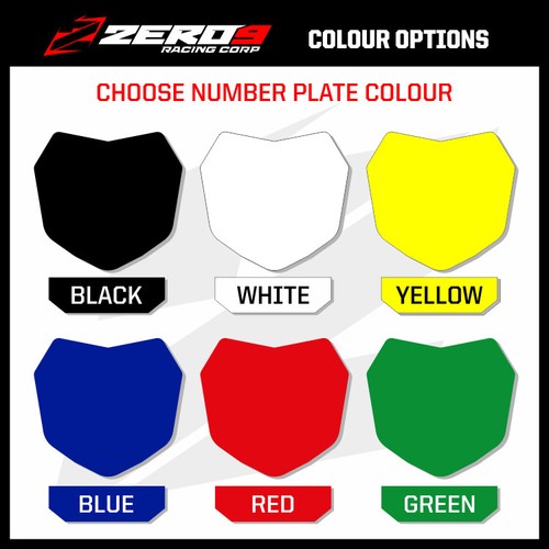 Kit de gráficos MX personalizados: HONDA CRF Motocross Graphics 85 - 150 / BLOQUE NEGRO AMARILLO - Imagen 2 de 6