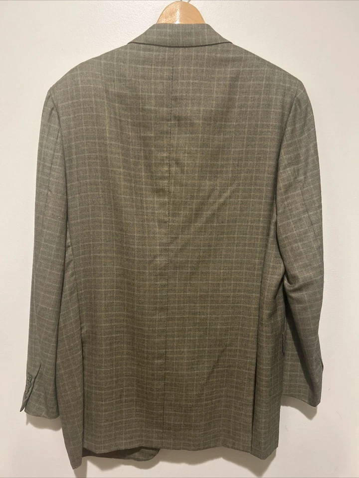 Brioni Neiman Marcus Men’s Suit Jacket Blazer 42 Long Houndstooth Italy Cashmere - Image 3 of 4