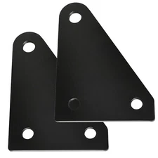 2PCS Bracket Cab Support Mount Plates Bracket Cabs Black Mounting Plate Brack...
