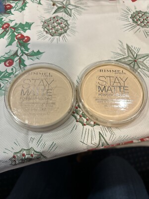 Rimmel Stay Matte Pressed Face Powder X 2. 001 Transparent. MR23122