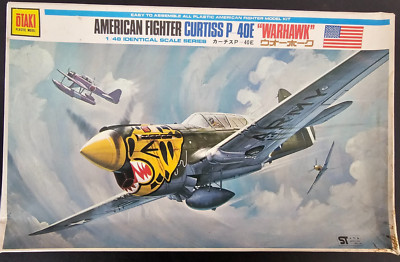 1/48 Otaki American Fighter Curtiss P-40E  Warhawk .  Kit # OT2-16-400