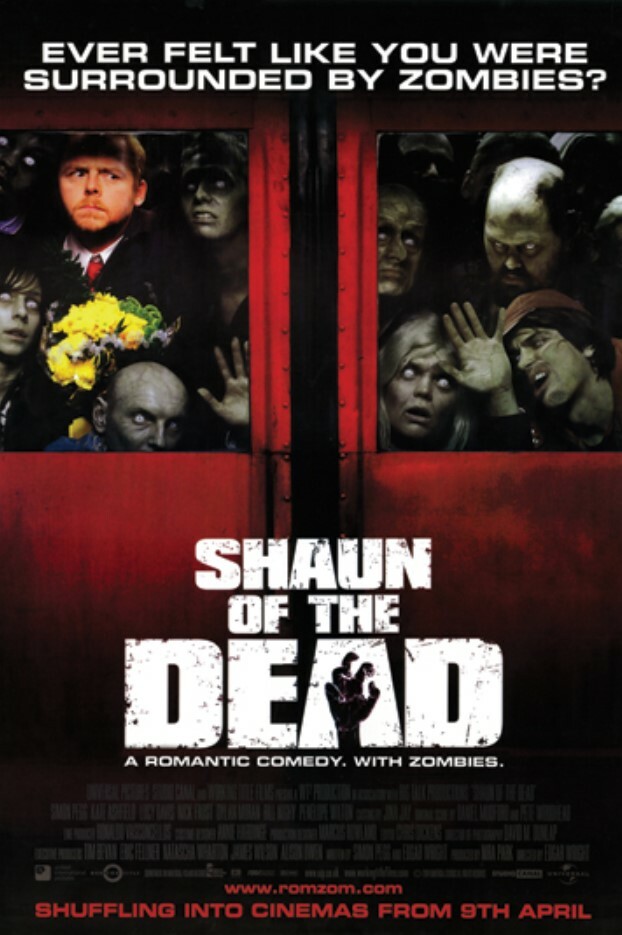 Shaun Of The Dead Movie Poster 24x36 - Simon Pegg Wall Art