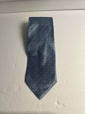 BROOKS BROTHERS Makers TIE 100 Silk Blue Geometric Multicolor Made In USA