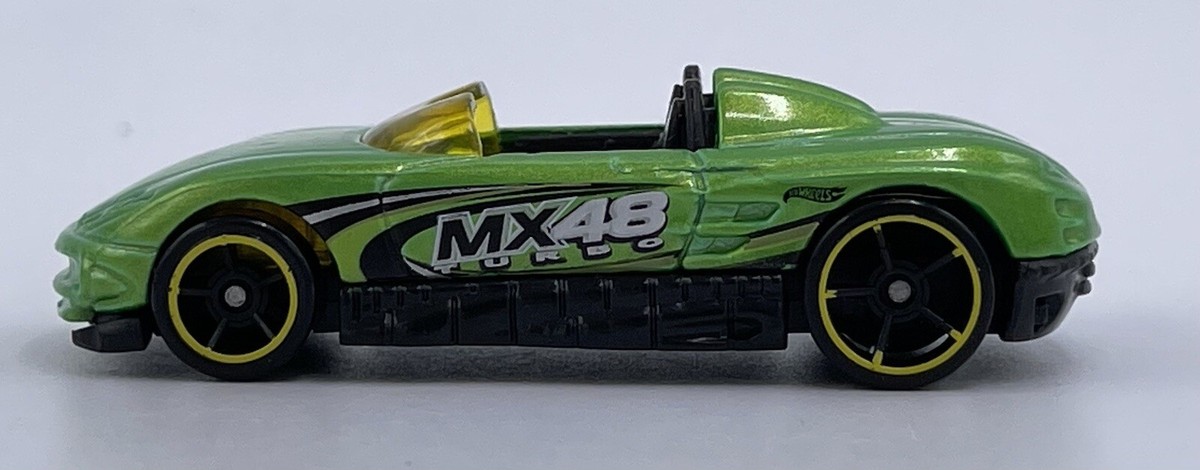 Hot Wheels 2000 MX48 Open Top Convertible Turbo Green Loose (3703