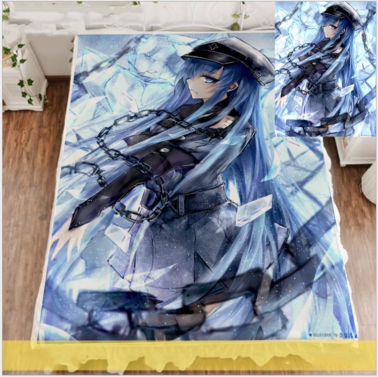 Anime Akame Ga Kill! Esdeath queen soft comfortable Blanket bed sheet 59x79