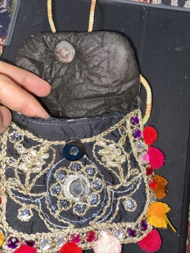 kleine Mädchen Geldbörse pakistanische ethnisch bunte Tasche - Bild 3 von 5