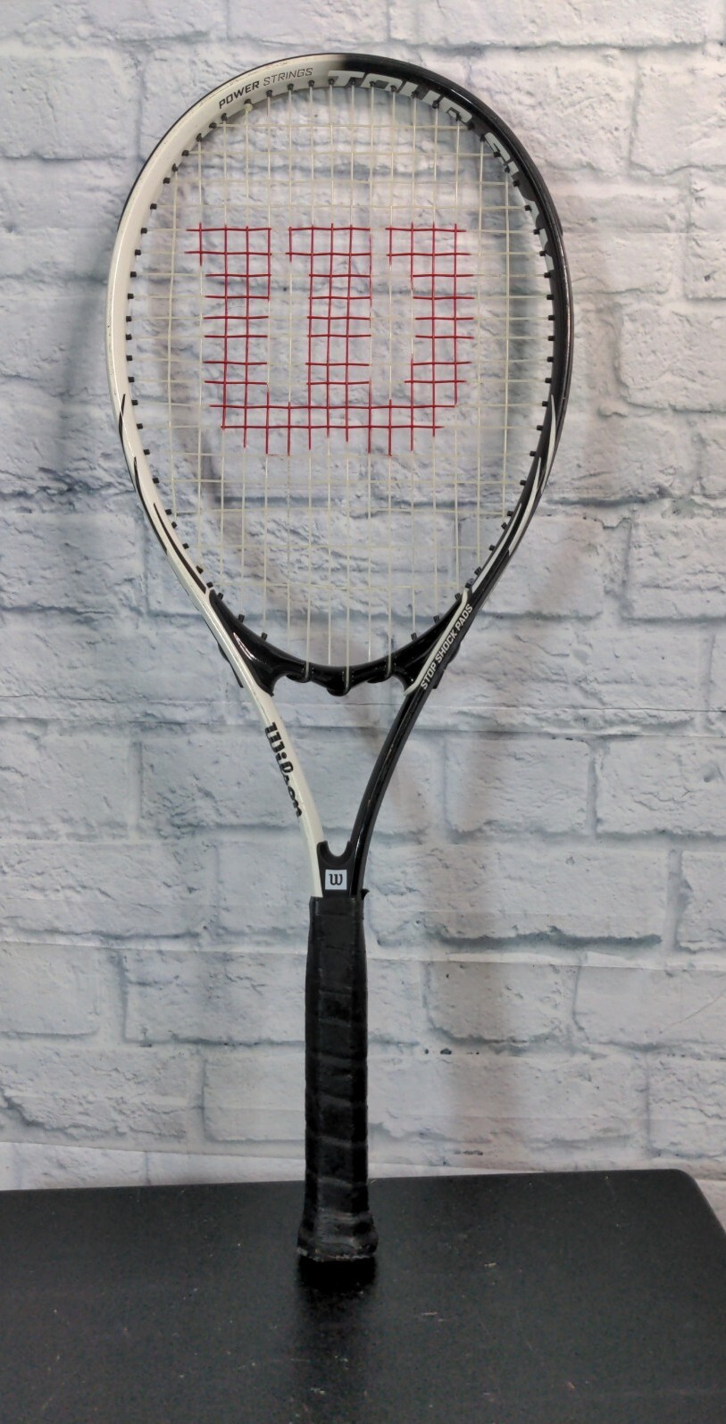 Wilson Tour Slam Tennis Racquet Power Strings Stop Shock L3 4 3/8&rdquo; Excellent