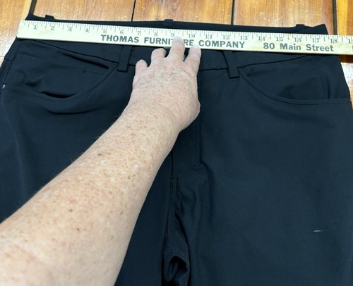 Lululemon Athletics Men's pants size 34 golf black lightweight sports - Imagen 5 de 7