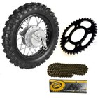 <!--F#f_0-->2.50-10 Rear Drum Brake Wheel Tyre Rim+Chain+Sprocket for Pit Dirt Trail Bike AU<!--F/-->