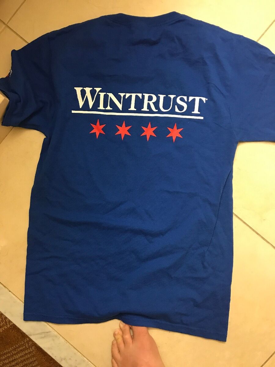 Chicago Cubs~Northside Pride~Wintrust Tshirt Size Small Ivy Logo